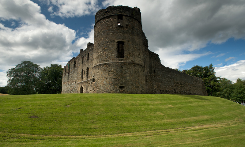 A general view of Balvenie Castle