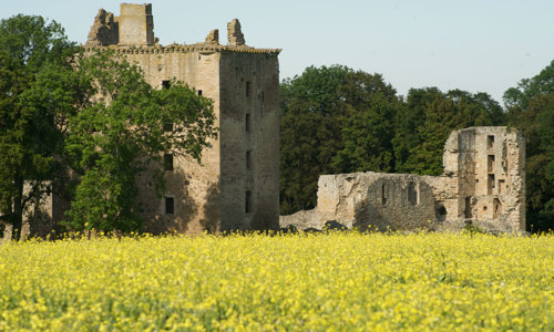 A general view of Spynie Palace.