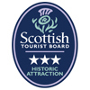 Scottish Tourist Board three star historic attraction badge