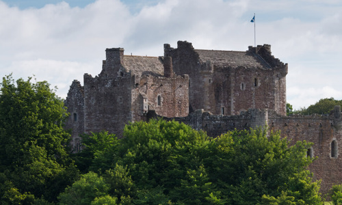A general view of Doune Castle.