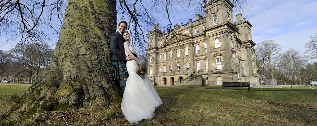 Bride & Groom at Duff House