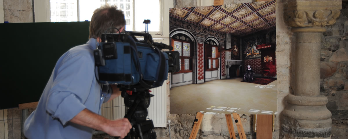 A man with a video camera does some video.