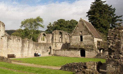 A general view of Inchmahome Priory.