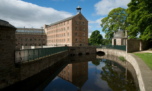 New Lanark, South Lanarkshire, Category A © Crown Copyright HES