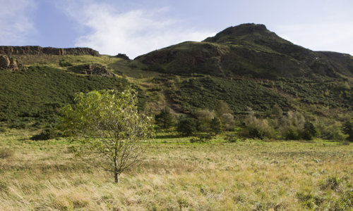 A general view of Arthur’s Seat in Holyrood Park.