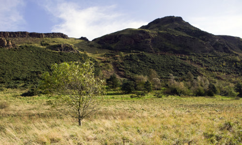 A general view of Arthur’s Seat, at Holyrood Park.