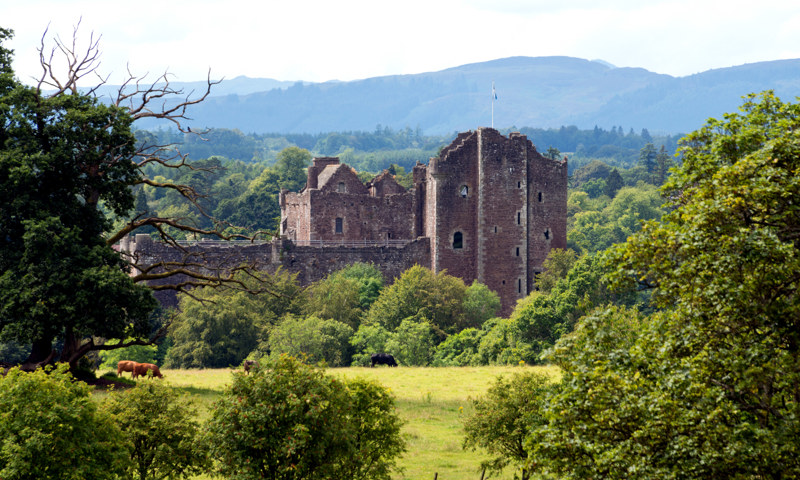 A general view of Doune Castle.