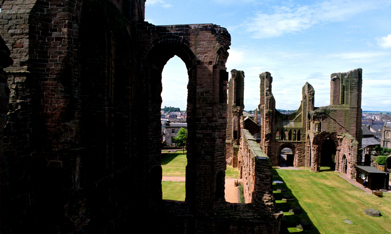 A general view of Arbroath Abbey nave.