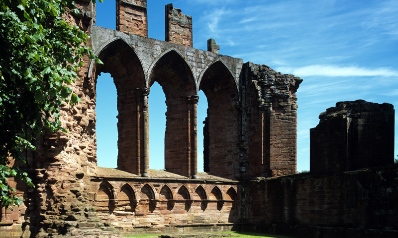 The remains of Arbroath Abbey.