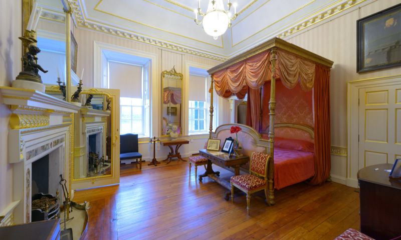 The Prince of Wales bedroom at Duff House.