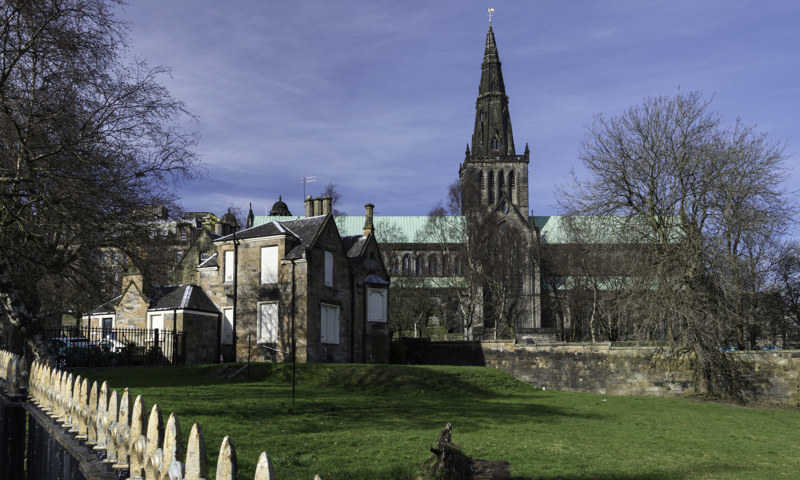 A general view of Glasgow Cathedral.