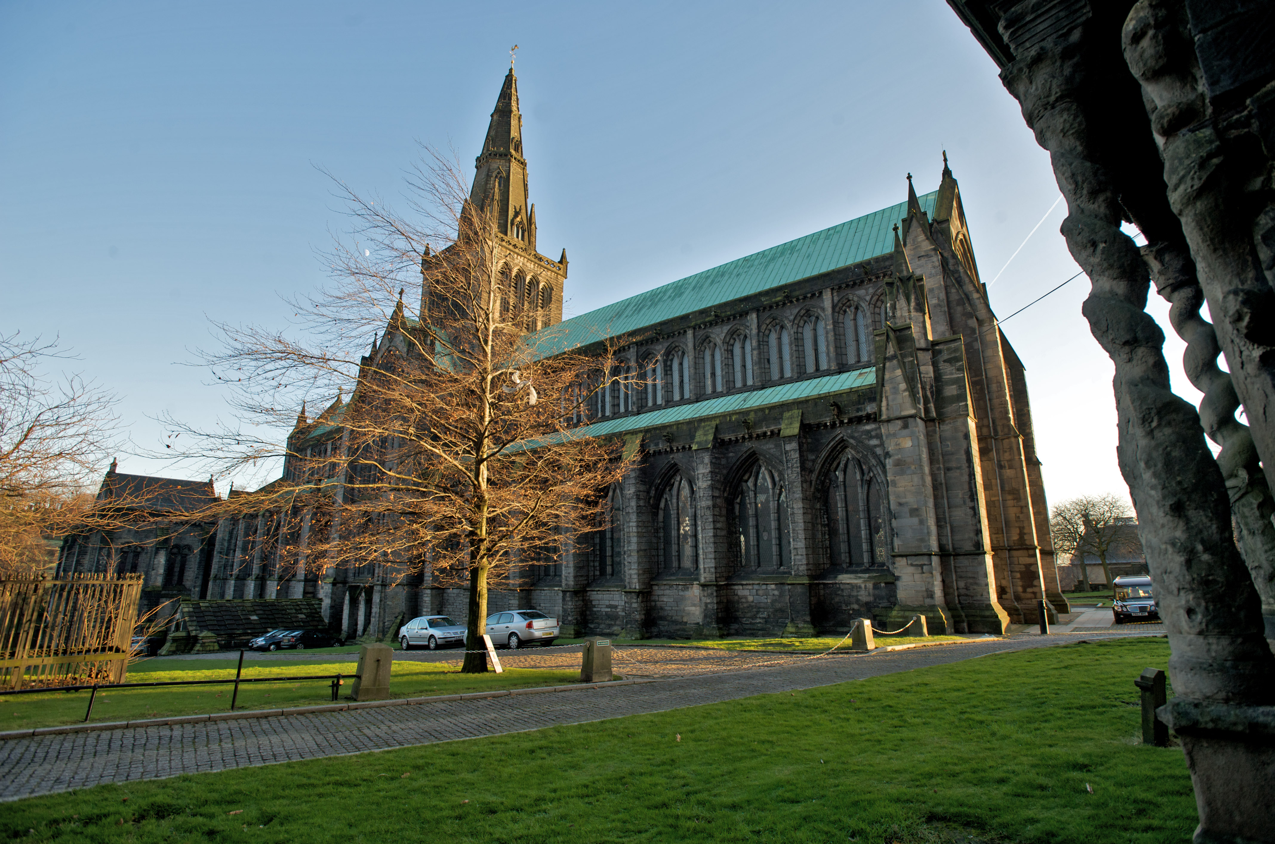 A general view of Glasgow Cathedral.