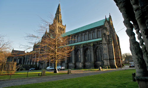 A general view of Glasgow Cathedral.