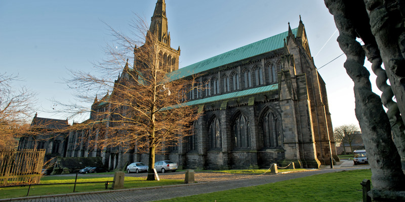 A general view of Glasgow Cathedral.