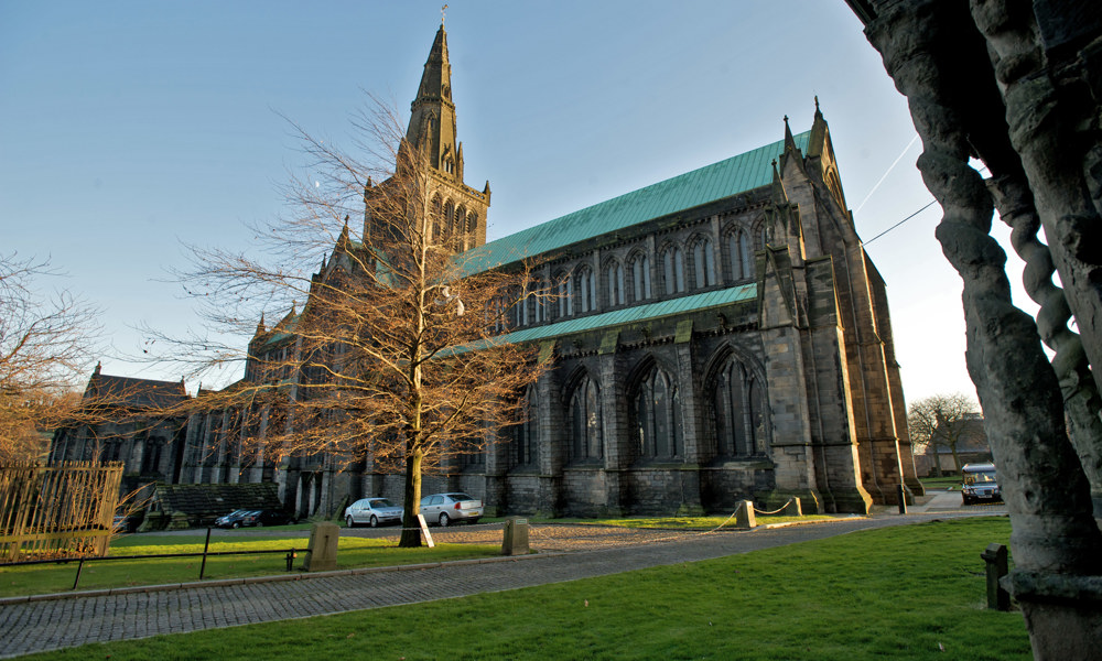 A general view of Glasgow Cathedral.