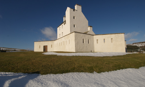 A general view of Corgarff Castle.