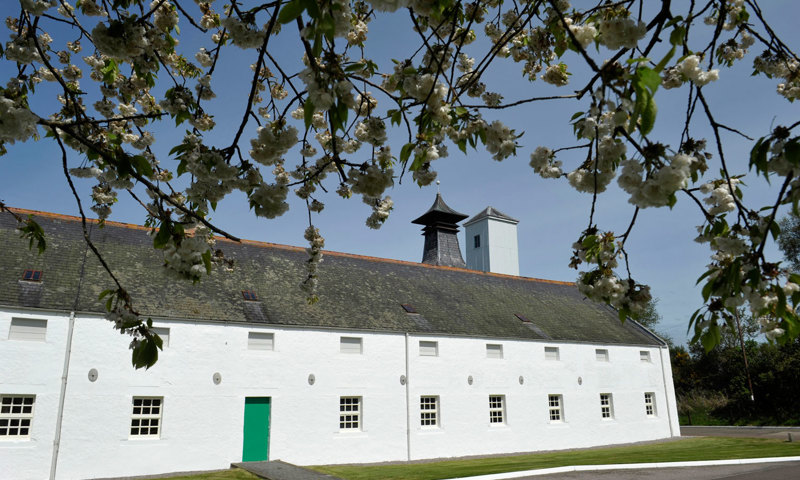 A general view of the exterior of Dallas Dhu Historic Distillery.