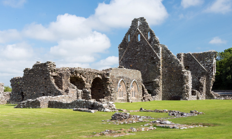 A general view of Glenluce Abbey.