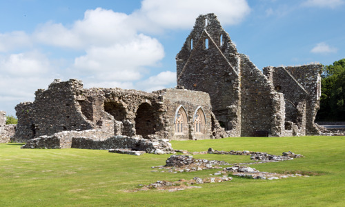 A general view of Glenluce Abbey.