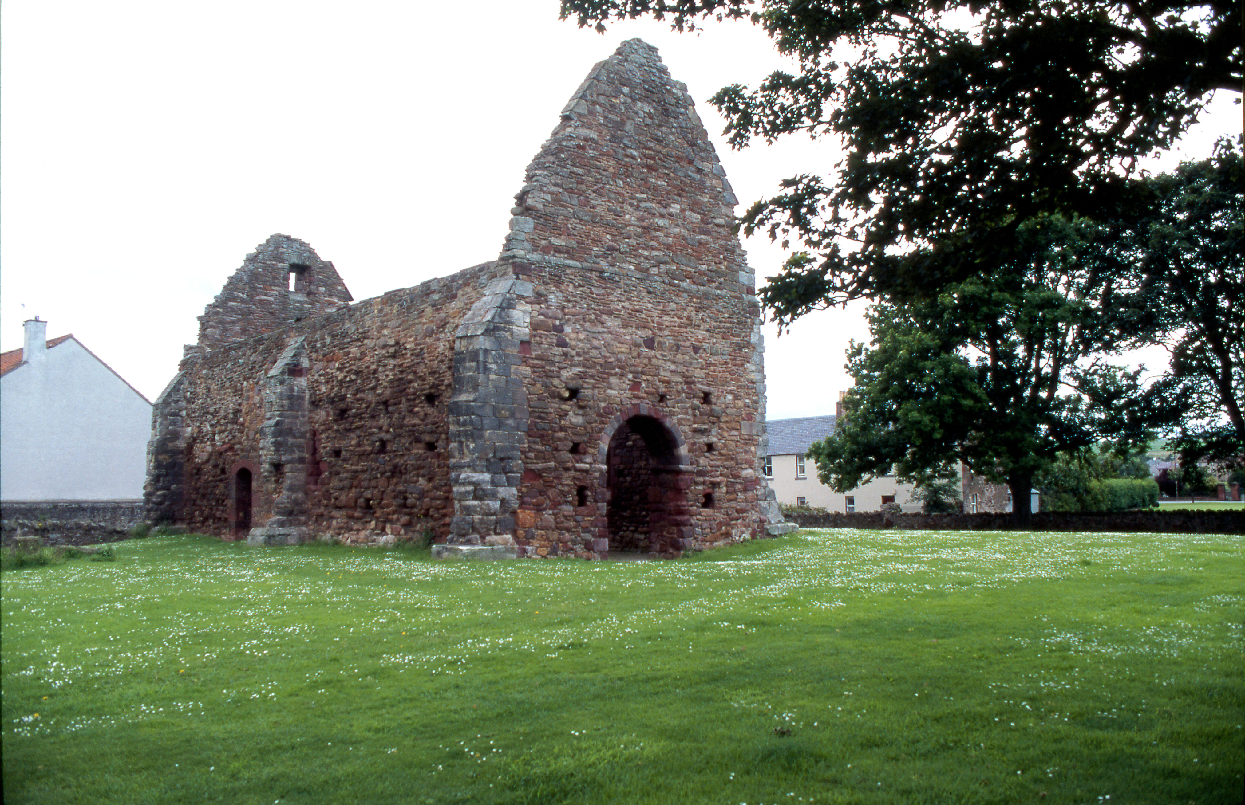 The ruined nave of St Martin