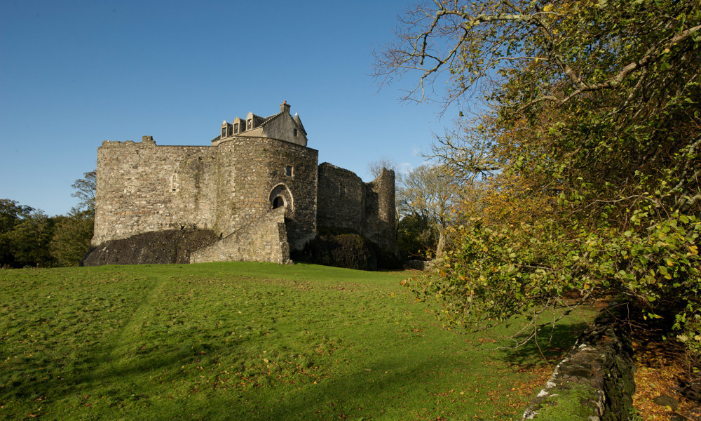 A general view of Dunstaffnage Castle.