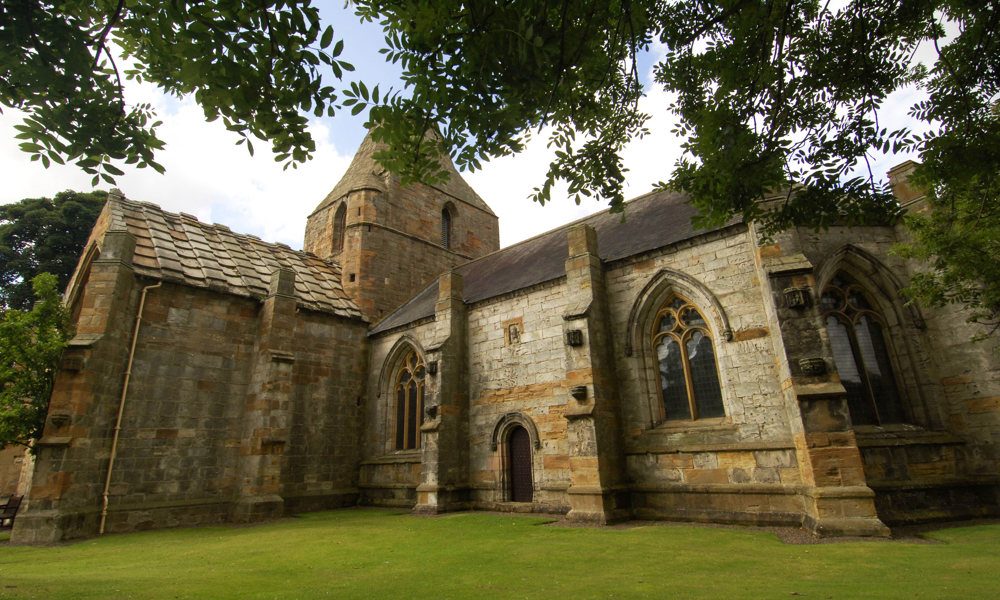 A general view of Seton Collegiate Church.