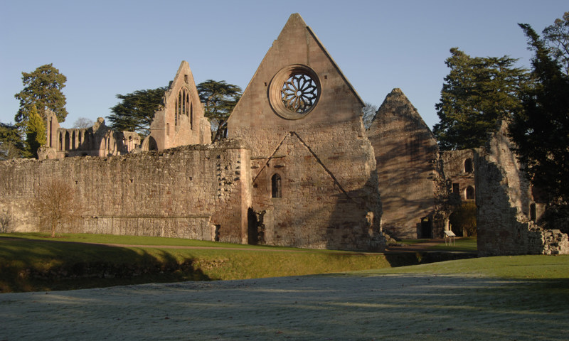A view of Dryburgh Abbey.