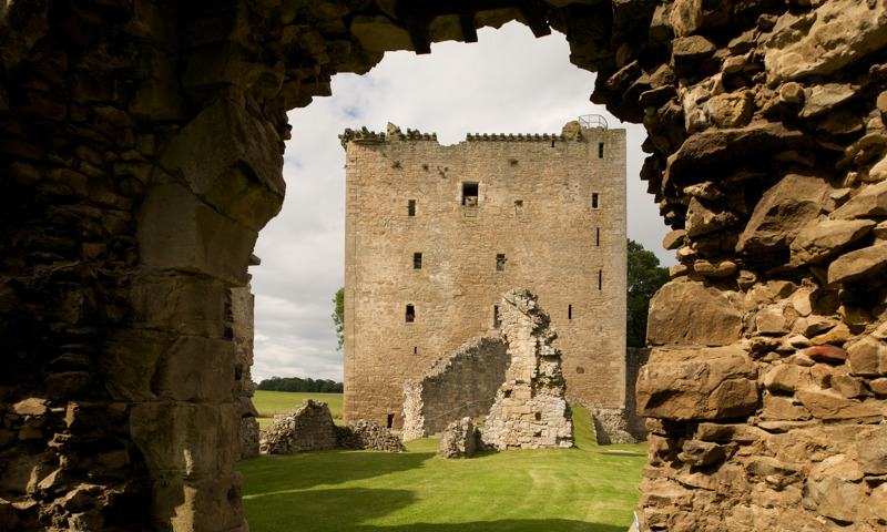 A general view of Spynie Palace.