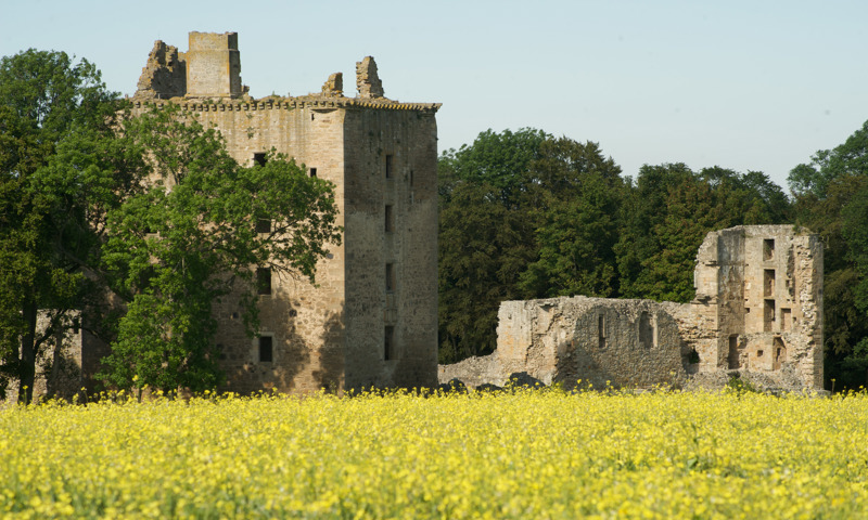 A general view of Spynie Palace.