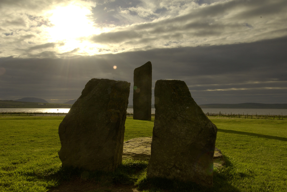 A general view of the Stones of Stenness.