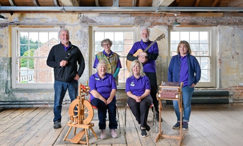 A group of volunteers at Stanley Mills