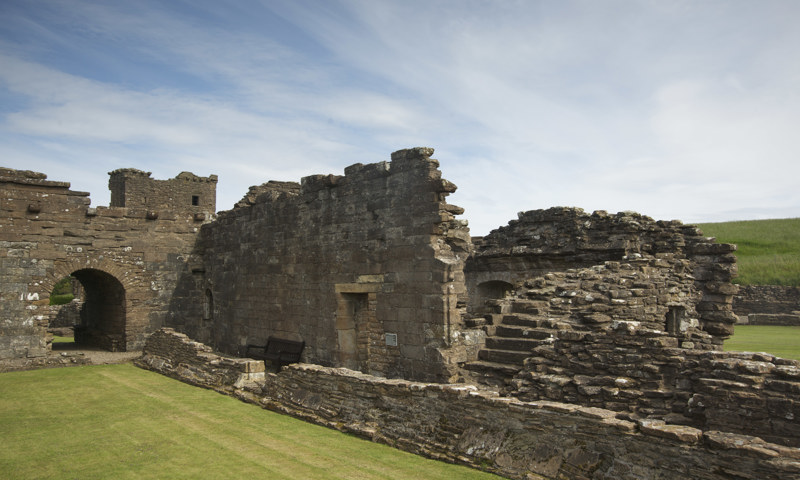 Remains of buildings at Crossraguel Abbey.