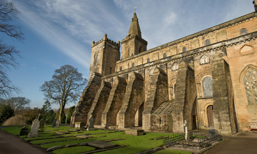 A general view of Dunfermline Abbey church.