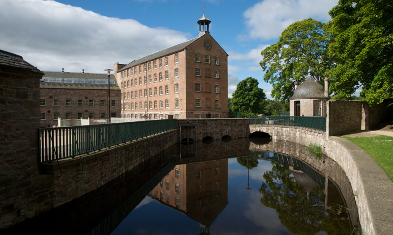 A general exterior view of Stanley Mills.