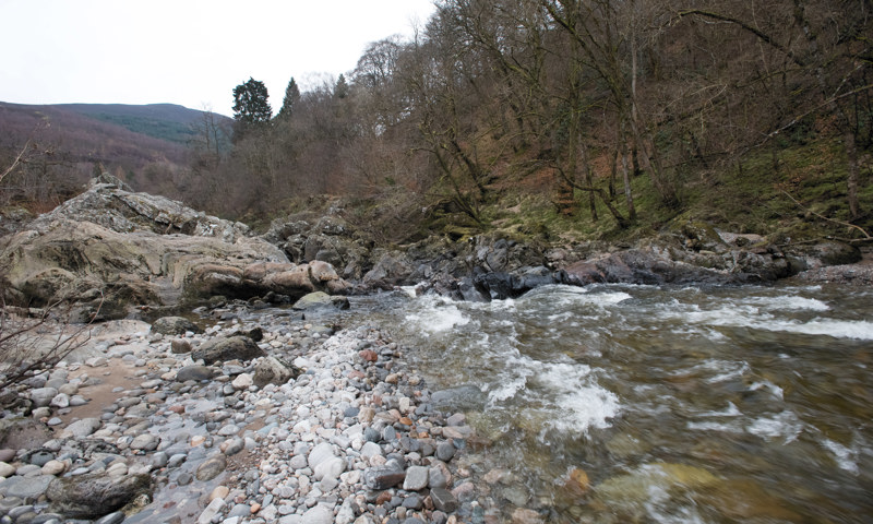 The Soldier’s Leap at Killiecrankie (© Crown Copyright HES)