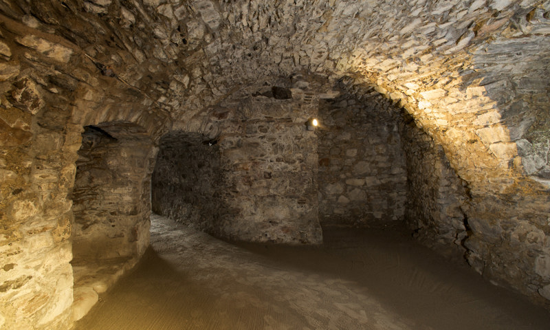 The vault at Balvenie Castle