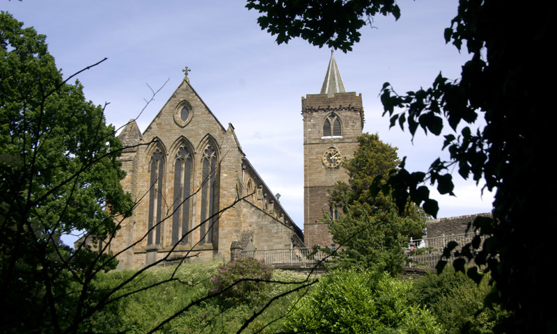 A general view of Dunblane Cathedral.