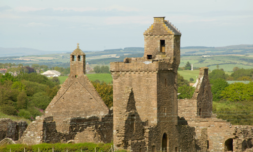 A general view of Crossraguel Abbey.