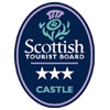 Three star Castle badge from Scottish Tourist Board