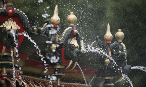 The Grand Fountain found in Fountain Gardens, Paisely.