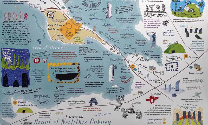 Heart of Neolithic Orkney Map