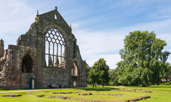 Holyrood Abbey and grounds