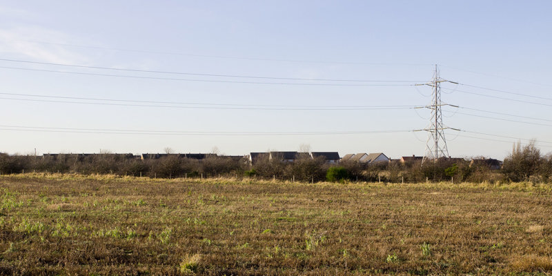 View West from Waggon Road to where the hanoverian troops were thought to be positioned during the battle of Prestonpans
