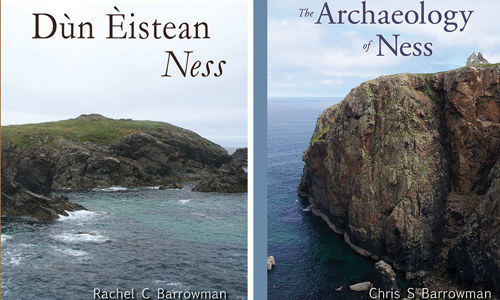 Dùn Èistean and The Archaeology of Ness book covers
