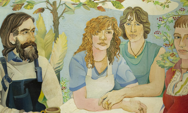 Detail of the Arcadia mural