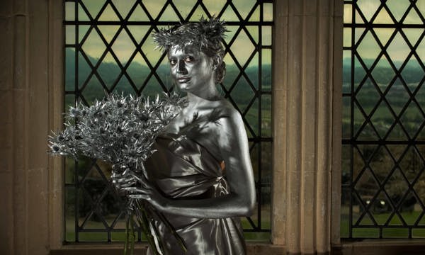 Silver Thistles model Robyn Flemming, at Stirling Castle, marks the 25th anniversary of the Scottish Thistle Awards, and its new heritage experience category sponsored by HES 