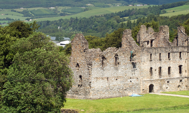 A general view of Balvenie Castle