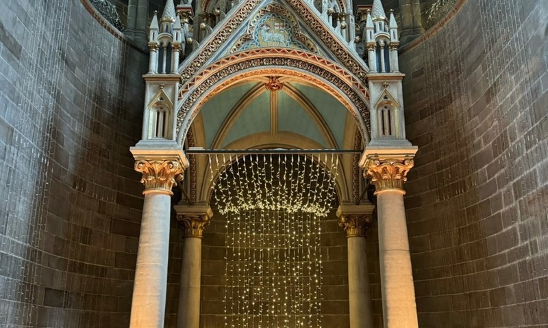 interior of a Category A listed building, a former Catholic Apostolic Church
