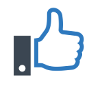 Thumbs up icon for improving our service standards 