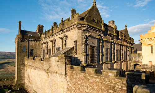 General view of the Palace from the Forework at Stirling Castle